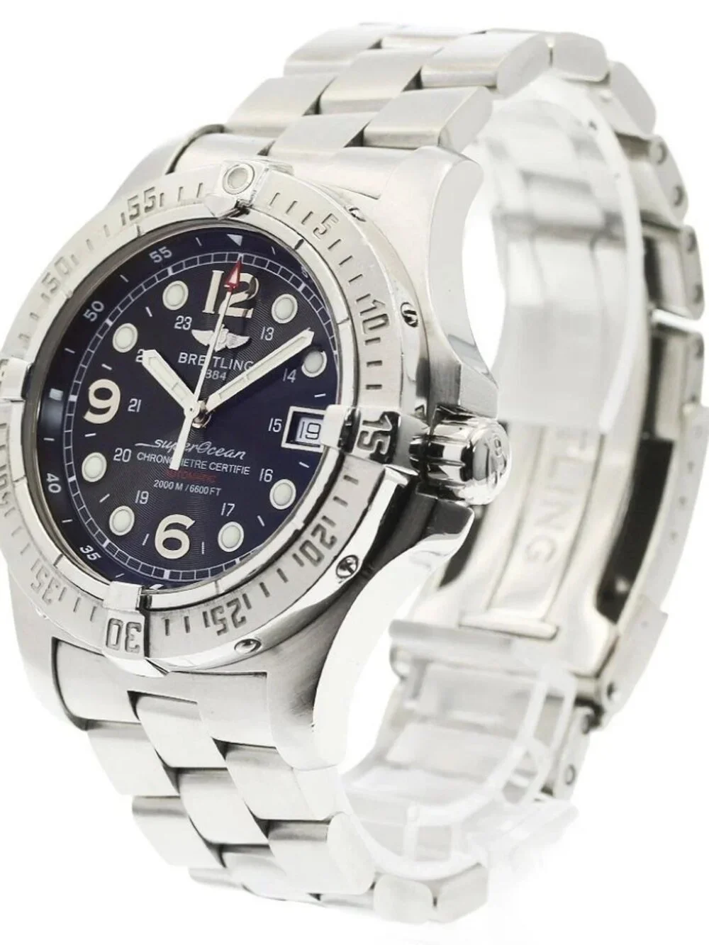 BREITLING Super Ocean Steel Fish A17390 Automatic Men's Watch_962188